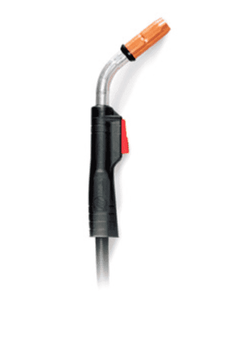 Miller M-25 MIG Gun (250A) for .030-.045 wire — 15-ft